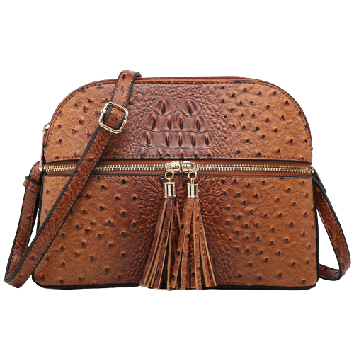 Ostrich Leather Handbag
